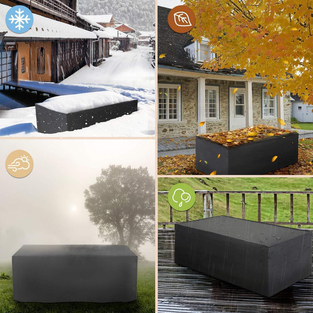 210D Oxford Cloth Outdoor Waterproof Furniture Protective Cover - XdropX