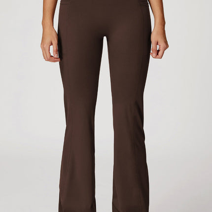 FlowLift Cross-Waist Flare Pants-5