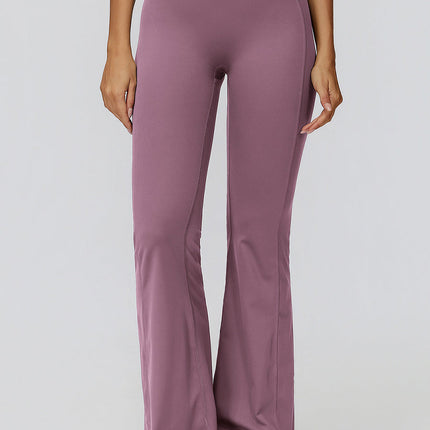 Flare & Gather High-Waist Pants-5