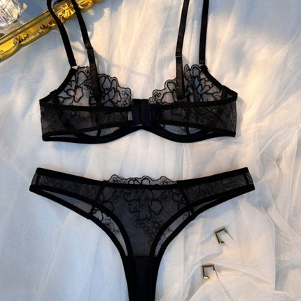 Women's Elegant Underwear Embroidered Sexy Lingerie Uniform