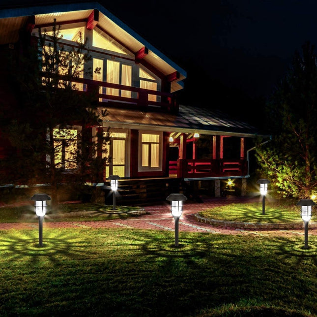 Solar-powered Lawn Stake Ligh Outdoor LEDPlastic - XdropX