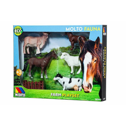 Set of Farm Animals Moltó 6 Pieces Plastic-2