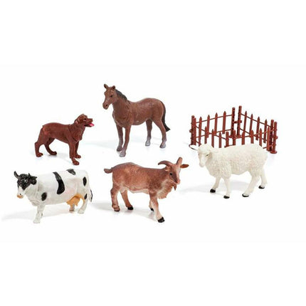 Set of Farm Animals Moltó 6 Pieces Plastic-0