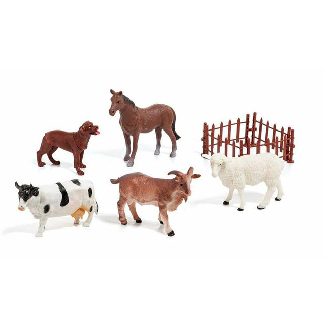 Set of Farm Animals Moltó 6 Pieces Plastic-0