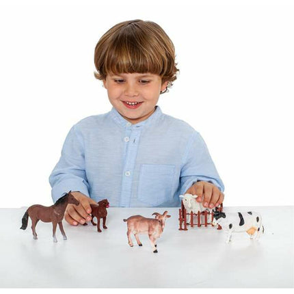 Set of Farm Animals Moltó 6 Pieces Plastic-1