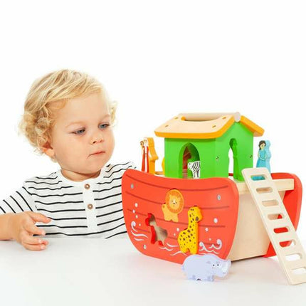 Playset Moltó Noah's ark Wood 17 Pieces-5