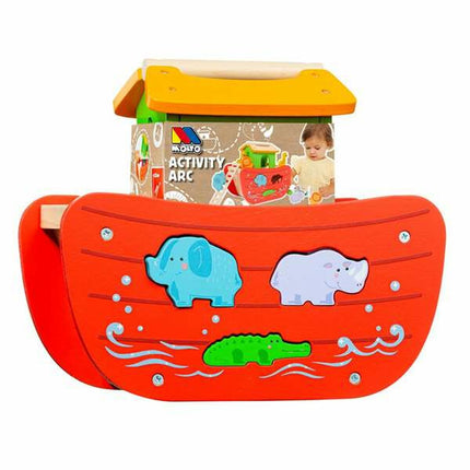 Playset Moltó Noah's ark Wood 17 Pieces-3