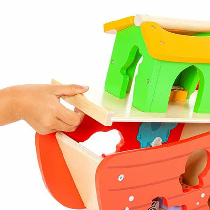 Playset Moltó Noah's ark Wood 17 Pieces-2