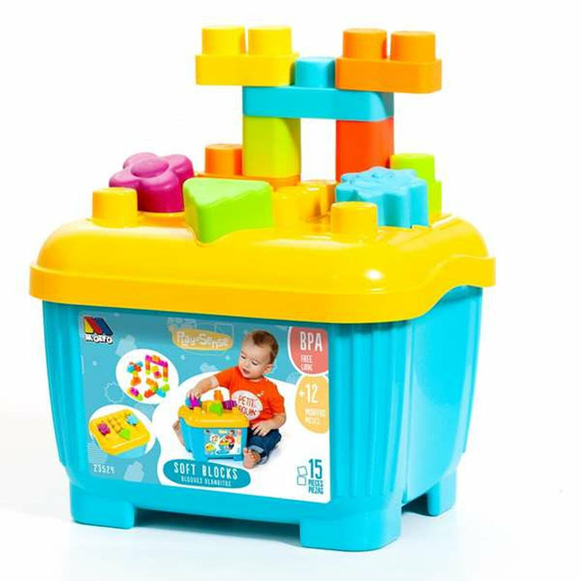 Construction set Moltó Blocks & Puzzles 15 Pieces-1