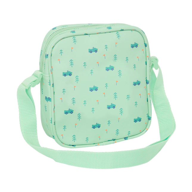 Shoulder Bag Safta Cars Green 16 x 18 x 4 cm-1