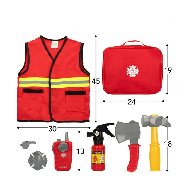 Fireman set Colorbaby Power Action! 8 Pieces-0