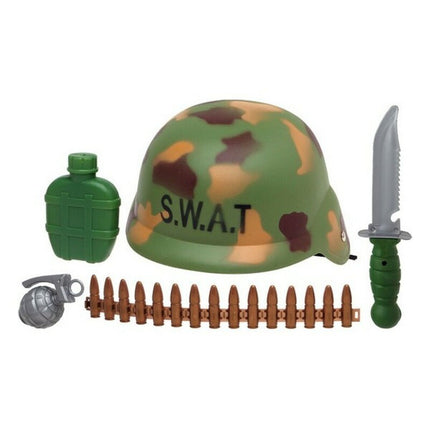 Police Set Heroes 38368 (5 pcs) Green Camouflage 33 x 28 cm-0