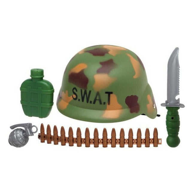 Police Set Heroes 38368 (5 pcs) Green Camouflage 33 x 28 cm-0