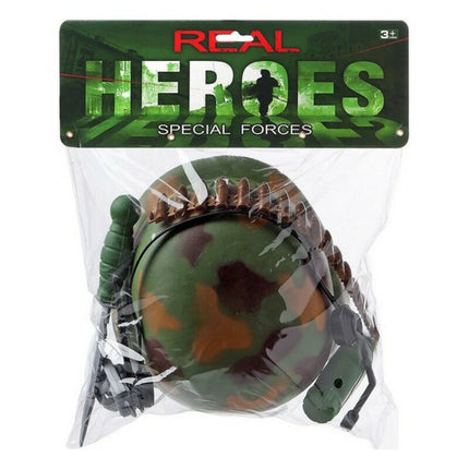 Police Set Heroes 38368 (5 pcs) Green Camouflage 33 x 28 cm-3