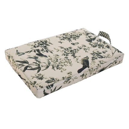 Floor cushion Home ESPRIT Green Beige Cotton Polyester 40 x 25 x 4 cm-2