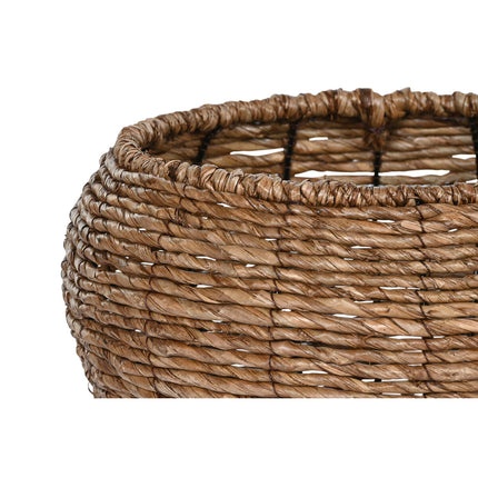Set of Planters Home ESPRIT Brown Metal Fibre 41 x 41 x 32 cm-2