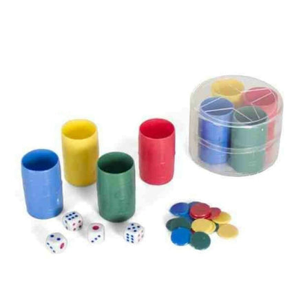 Shakers with Parchís Counters Gerimport (4 Units)-0