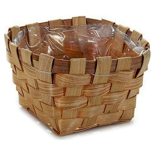 Plant pot Ibergarden Brown Cane 18 x 9,5 x 18 cm-0