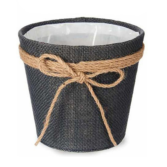 Planter Ibergarden Grey Plastic Lasso 16 x 14,5 x 16 cm-0