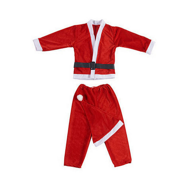 Costume for Babies Krist+ White Red Father Christmas 0-2 Years-0