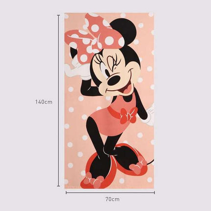 Beach Towel Minnie Mouse 70 x 140 cm Coral-1