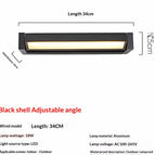Black / 34CM 18W / Warm light