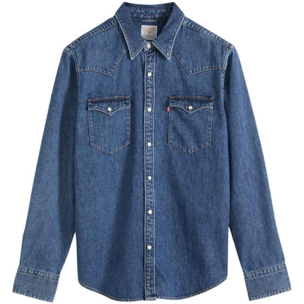 LEVI'S - Men's Western Barstow denim shirt-3