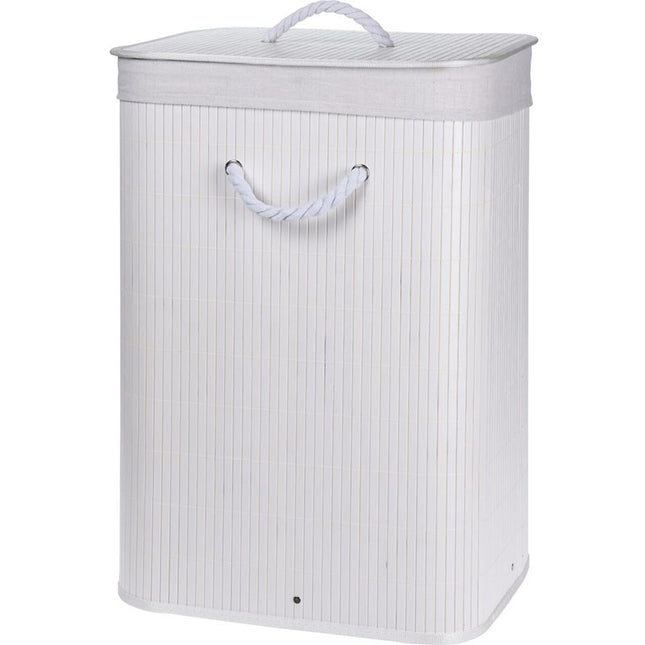 Opvouwbare Wasmand - Bamboe - Wit - XdropX