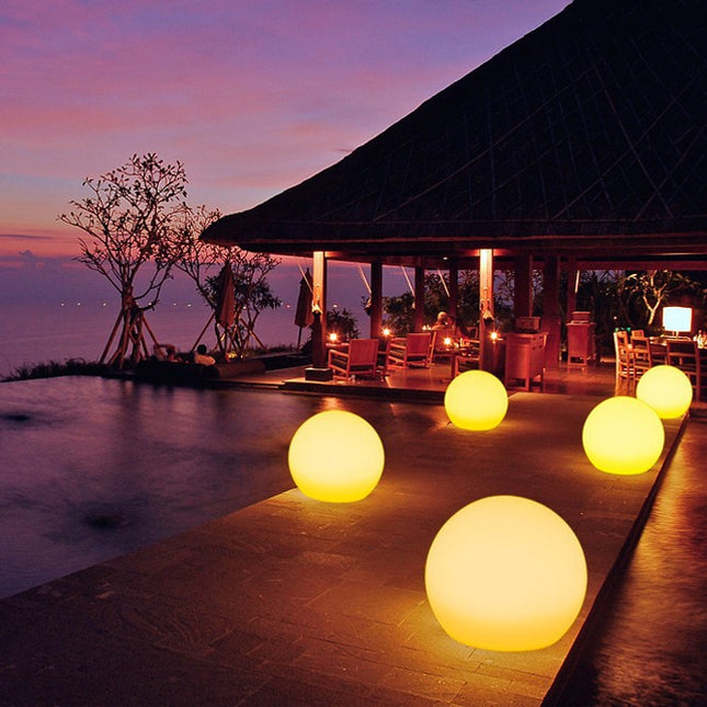 Outdoor LED Illuminated Globe Light Colorful Creative Lawn Lamp - XdropX