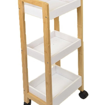 Ceruzo Opbergtrolley - Verrijdbaar Keukenrek - 3 Etages - XdropX
