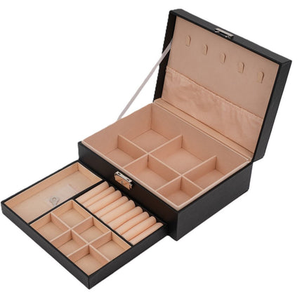 Ceruzo Sieradendoos - 2 Lagen - Juwelendoos - Organizer - XdropX
