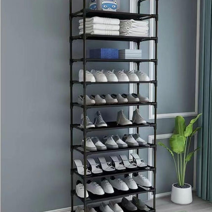 Ceruzo Schoenenrek - 10 Laags - 58X28X175 Cm - Voor 20 Tot 30 Paar Schoenen - XdropX