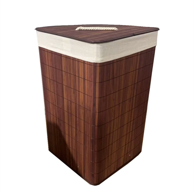 Ceruzo Bamboe Wasmand - Hoek Model - 72L - Bruin - XdropX