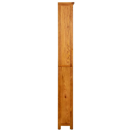 Boekenkast Met 6 Schappen 80X22,5X180 Cm Massief Eikenhout - XdropX