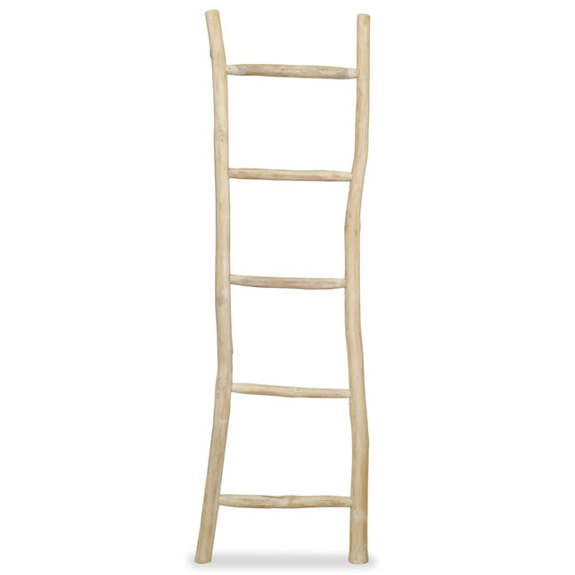 Handdoekenladder Met 5 Sporten 45X150 Cm Teakhout - XdropX