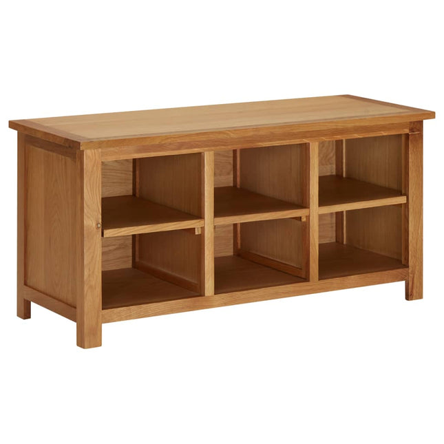 Schoenenrek 120X37X45 Cm Massief Eikenhout - XdropX