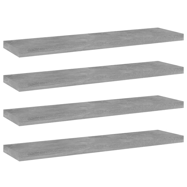 Wandschappen 4 St 40X10X1,5 Cm Bewerkt Hout - XdropX