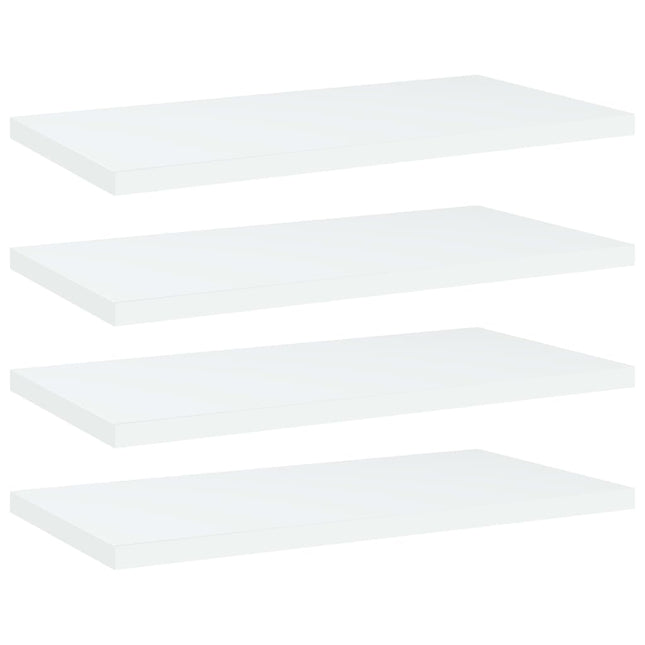 Wandschappen 4 St 40X20X1,5 Cm Bewerkt Hout - XdropX