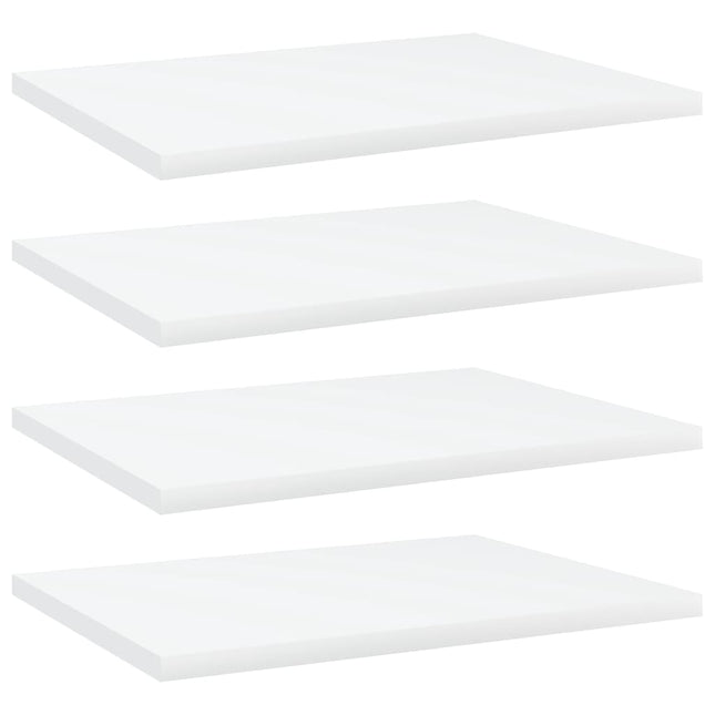 Wandschappen 4 St 40X30X1,5 Cm Bewerkt Hout - XdropX