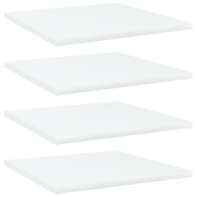Wandschappen 4 St 40X40X1,5 Cm Bewerkt Hout - XdropX