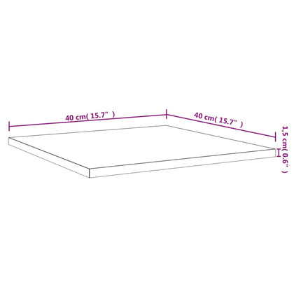 Wandschappen 4 St 40X40X1,5 Cm Spaanplaat Kleurig - XdropX