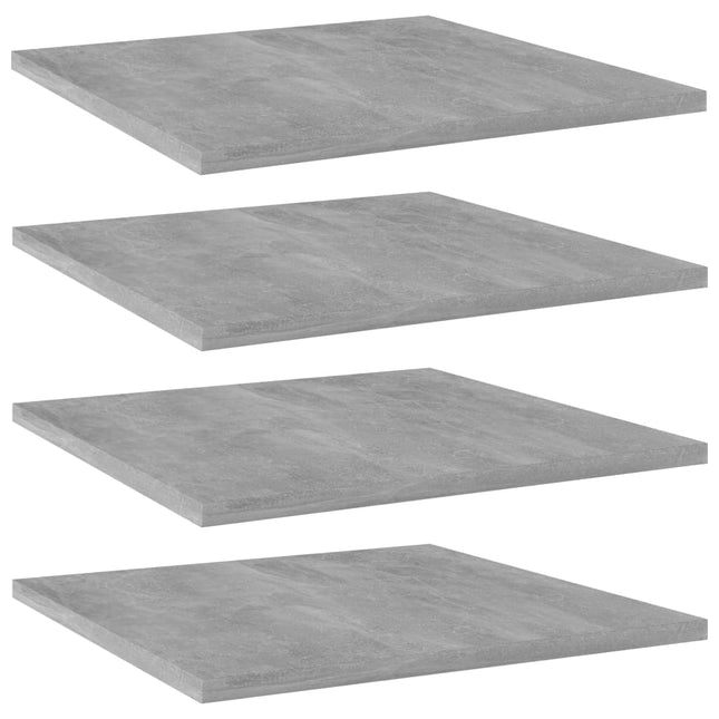 Wandschappen 4 St 40X40X1,5 Cm Bewerkt Hout - XdropX