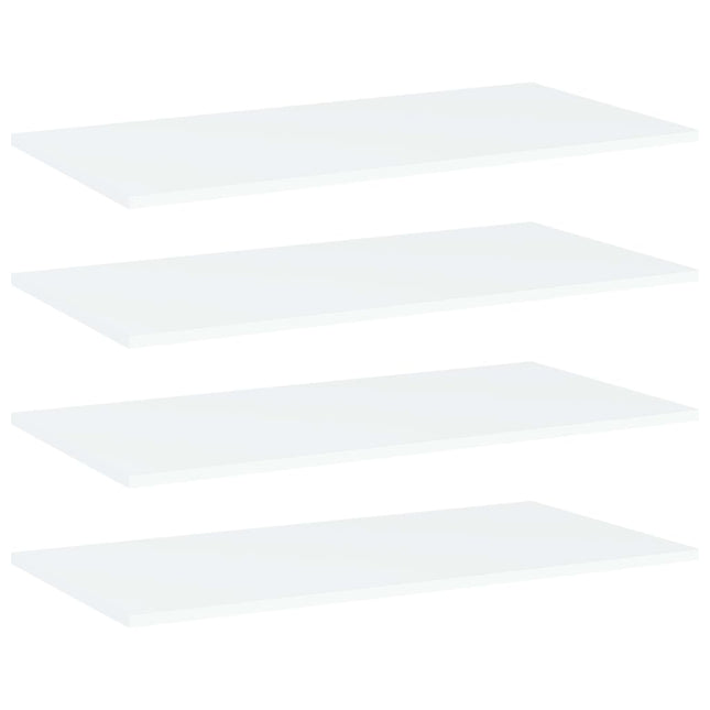 Wandschappen 4 St 80X40X1,5 Cm Bewerkt Hout - XdropX