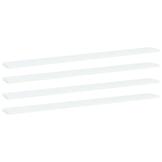 Wandschappen 4 St 100X10X1,5 Cm Spaanplaat - XdropX