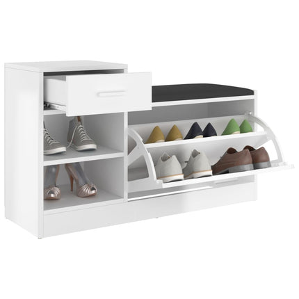 Schoenenbank 94,5X31X57 Cm Bewerkt Hout - XdropX