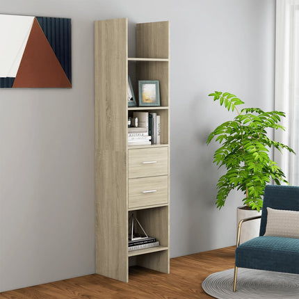 Boekenkast 2-Laags 40 X 35 X 180 Cm Bewerkt Hout - XdropX