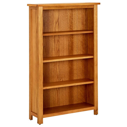 Boekenkast Met 6 Schappen 80X22,5X180 Cm Massief Eikenhout - XdropX