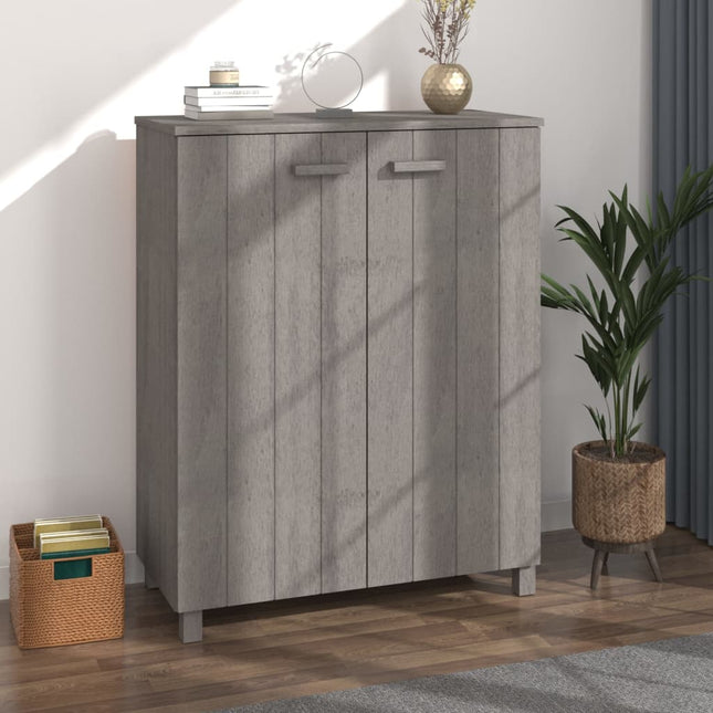 Schoenenkast Hamar 85X40X108 Cm Massief Grenenhout - XdropX