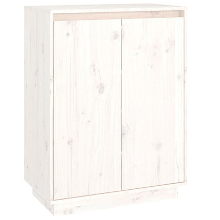 Schoenenkast 60X35X80 Cm Massief Grenenhout - XdropX