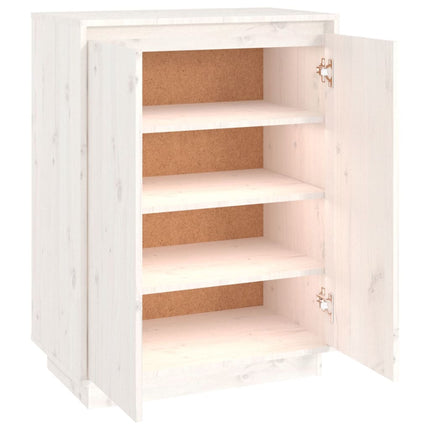 Schoenenkast 60X35X80 Cm Massief Grenenhout - XdropX